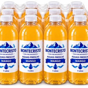 Paquete 12 piezas Aguas Frescas Tradicionales Mango 1 litro