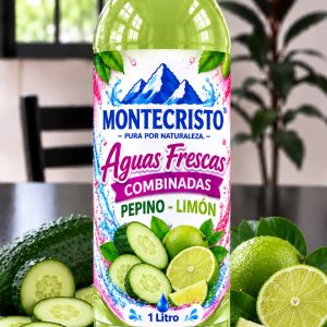 Aguas Frescas Combinadas Pepino - Limón  1 Litro