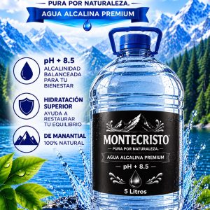 Galòn de Agua Alcalina Premium 5 litros
