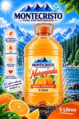 Galòn 5 Litros de Naranjada Mineralizada sin Gas